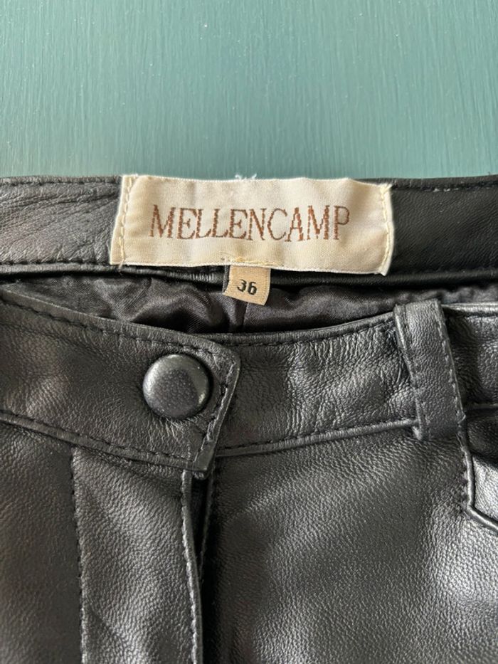 Pantalon cuir Mellencamp