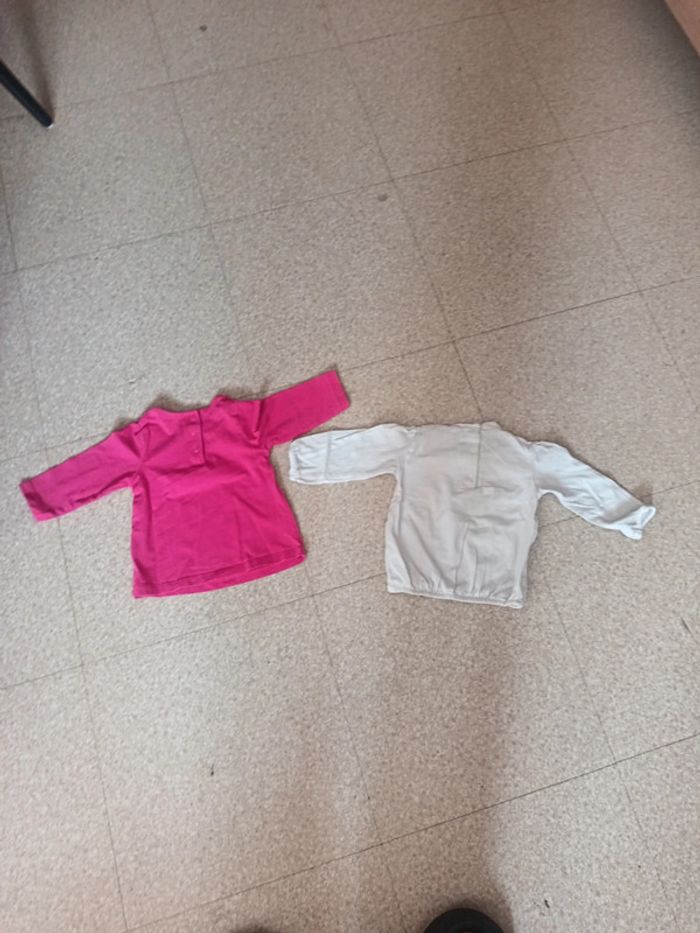 Le lot de deux t-shirt 6 mois - photo numéro 2