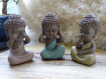 Les 3 adorables bébés bouddhas