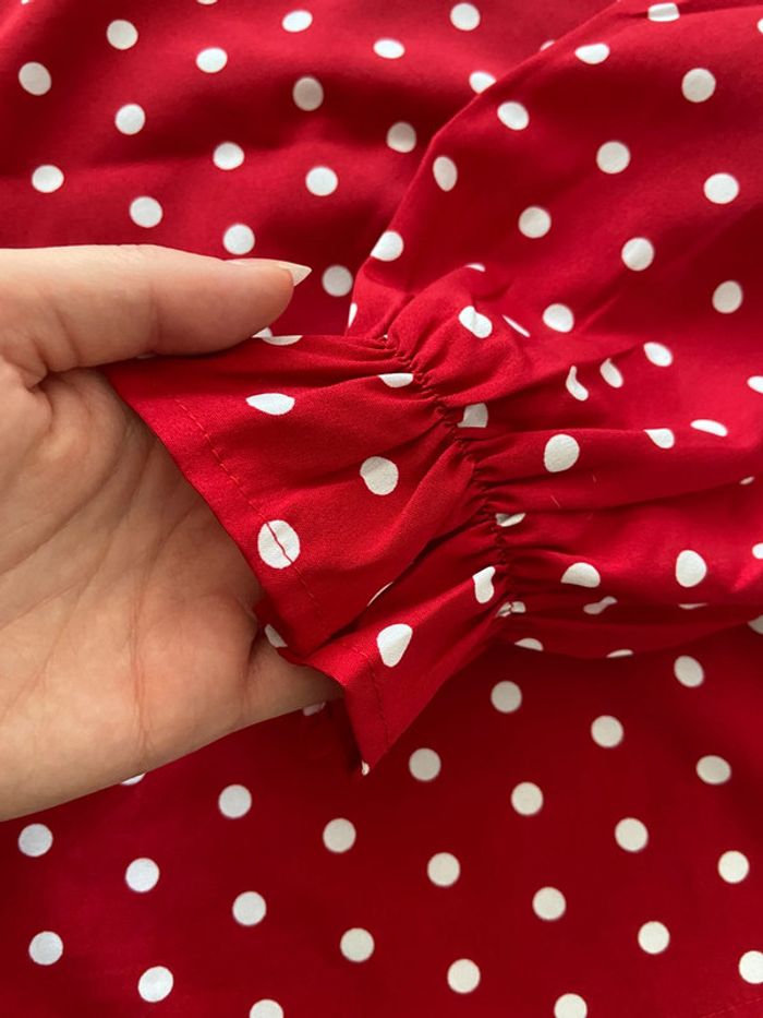 Blouse à pois / Taille M - photo numéro 4