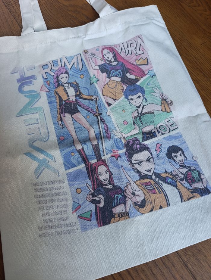 Tote bag kpop demon hunter - photo numéro 2