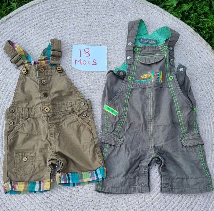 Lot 2 salopettes short