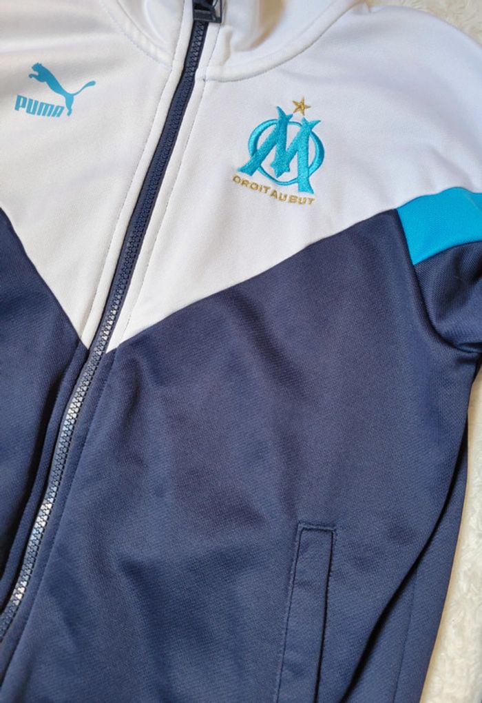 Veste de survêtement Olympique de Marseille Iconic 2019/20 - photo numéro 2
