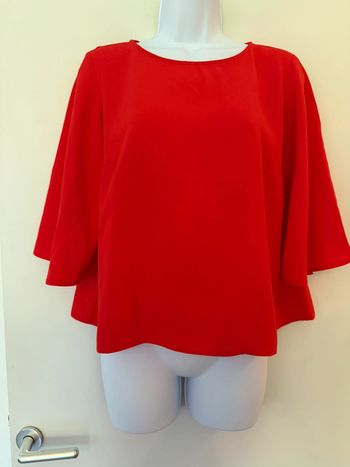 Blouse rouge Camaïeu