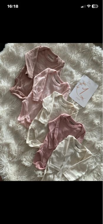 Lots de 5 bodys bebe