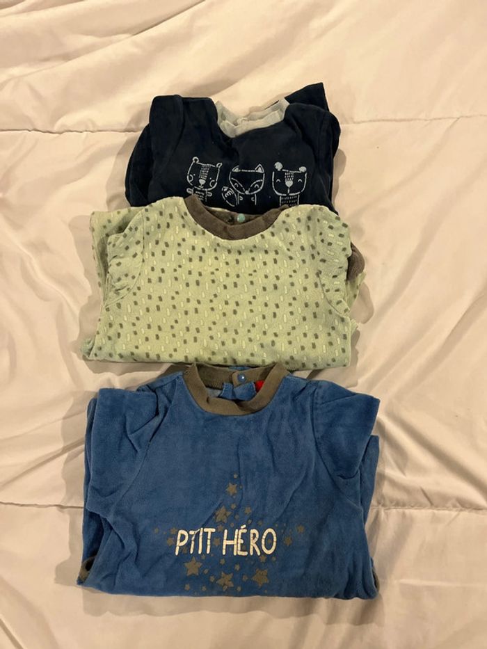 Lot de 8 pyjamas 18M - photo numéro 2