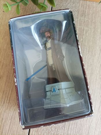 Figurine pièce d'échecs jedi Obi-Wan Kenobi star wars Altaya 