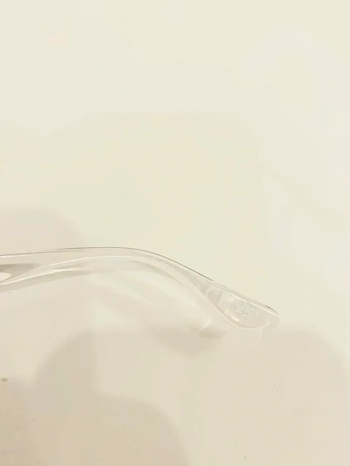 Lunette de soleil mixte Polarisée transparente verres bleus miroités uvprotection catégorie 3 - photo numéro 4