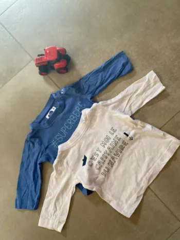 T-shirts manches longue 3 mois