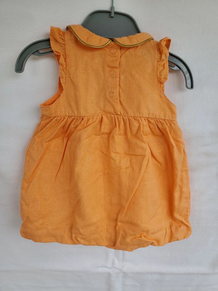 Robe Gémo orange pailletée - photo numéro 4