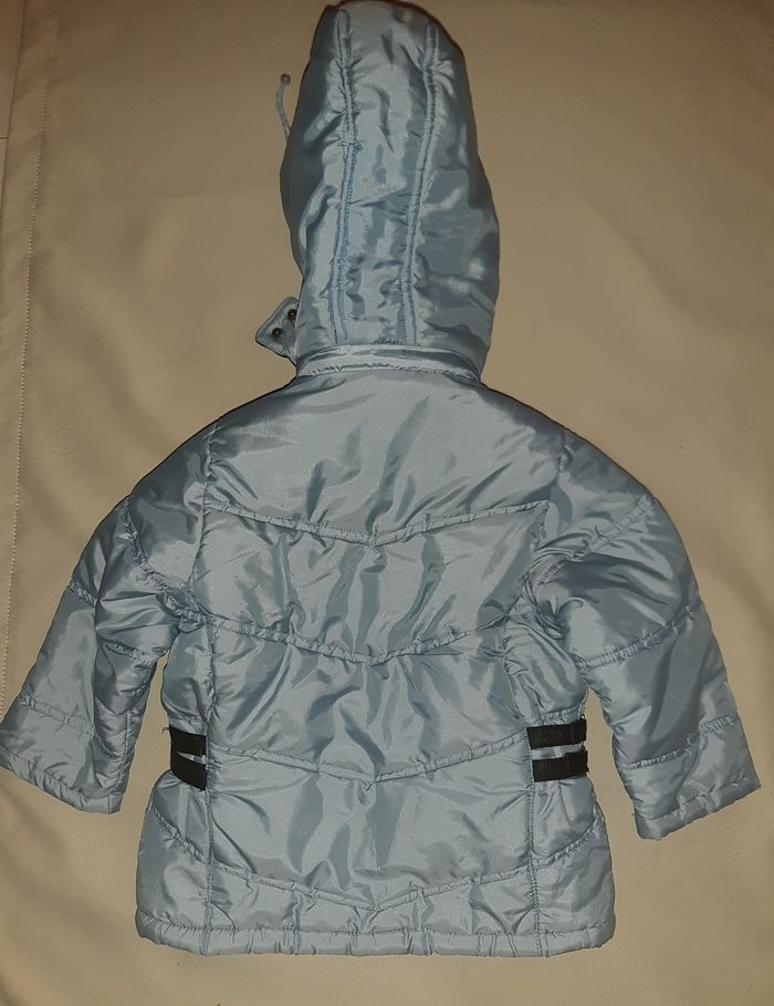 Doudoune chaude bleu clair fille - 3 ans - Kiss Melody - photo numéro 7