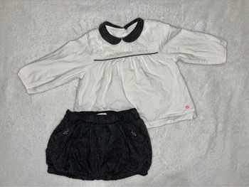 Ensemble blouse / short Obaïbi 6 mois