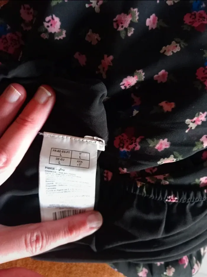 Blouse fleurie légère et fluide (T.L) - photo numéro 5