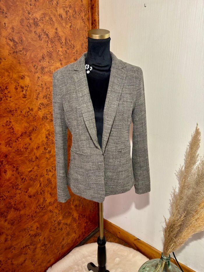 Blazer H&M à carreaux - Taille 42 - Chic & Intemporel