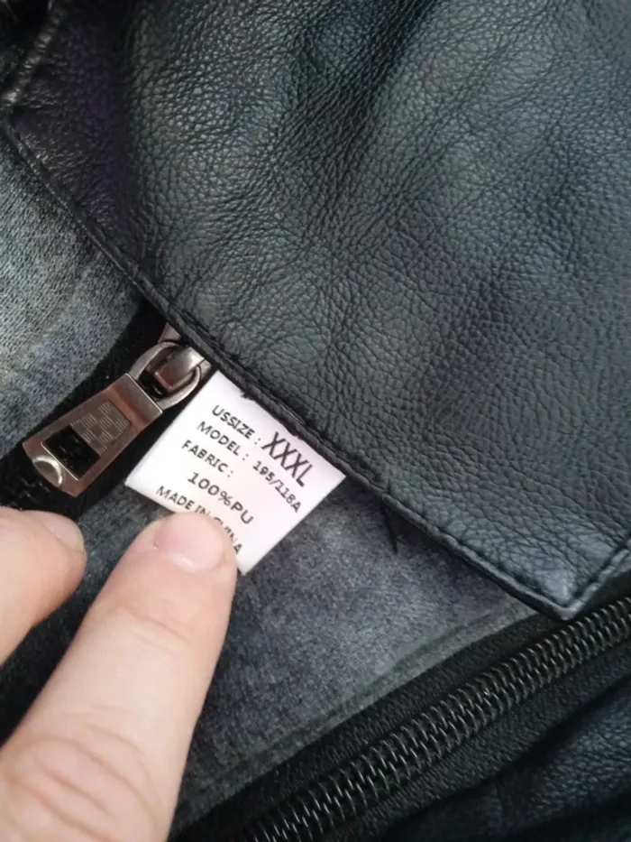 Veste imitation cuir xxxl - photo numéro 3