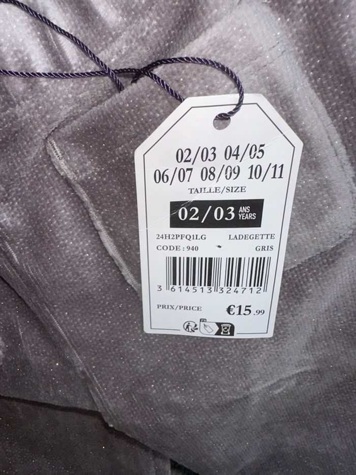 Legging/pantalon gris pailletée Sergent Major - photo numéro 4
