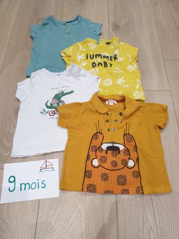 T-shirts garçon 9mois