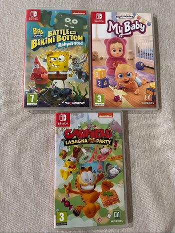 Jeux Nintendo switch lot