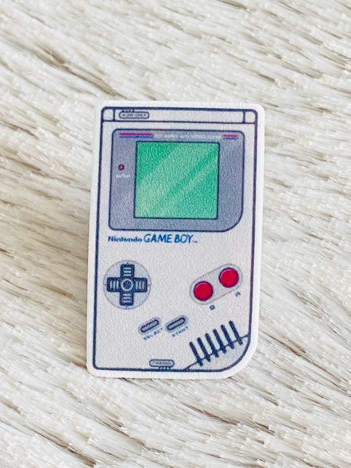 Pins Brut Fait Main Game Boy Retro Vintage