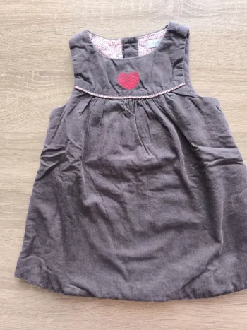 Robe velours 9 mois obaïbi