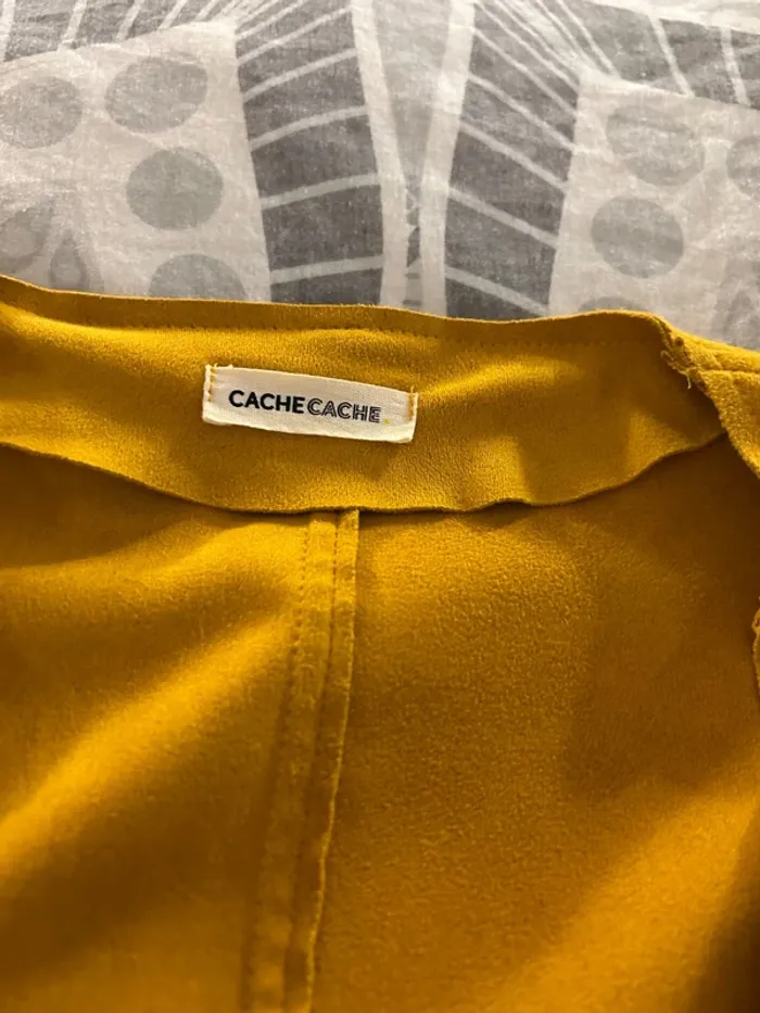 Veste jaune moutarde - photo numéro 3