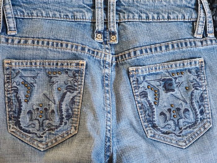 Pantacourt en jean - photo numéro 6