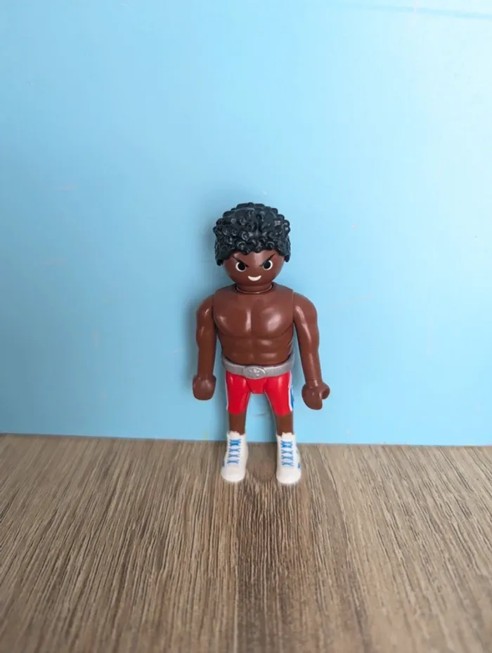 Figurine playmobil boxeur