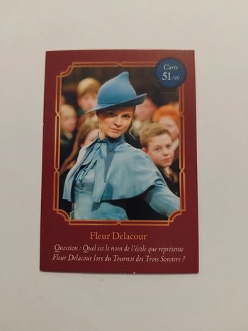 🃏 Carte Harry Potter (Auchan) - Wizarding World - Fleur Delacour 51/90