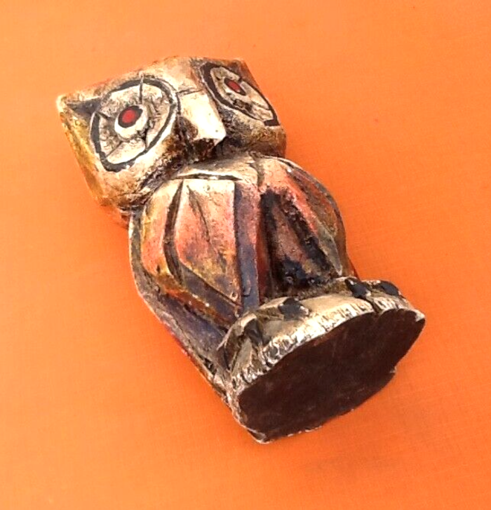 Chouette / Hibou à poser Bois sculpté - photo numéro 4