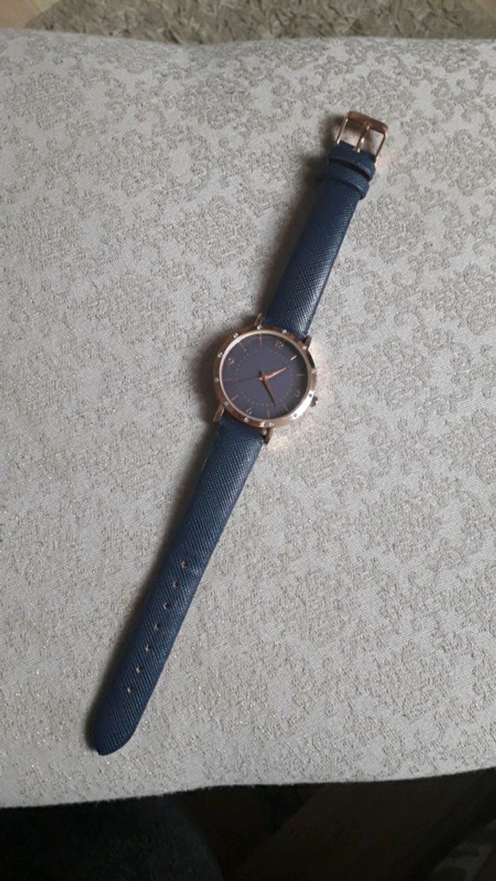 Montre Rose gold/Bleu marine - photo numéro 3