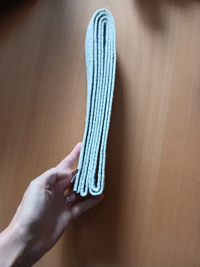 Ceinture blanche 220cm adidas - photo numéro 2