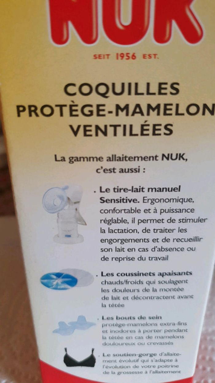coquilles protège mamelon ventilées nuk - photo numéro 8