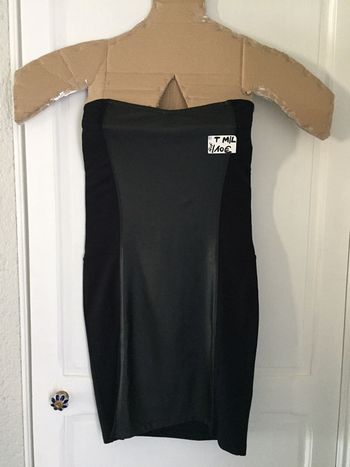 42-Robe bustier noire T M/L 38/40