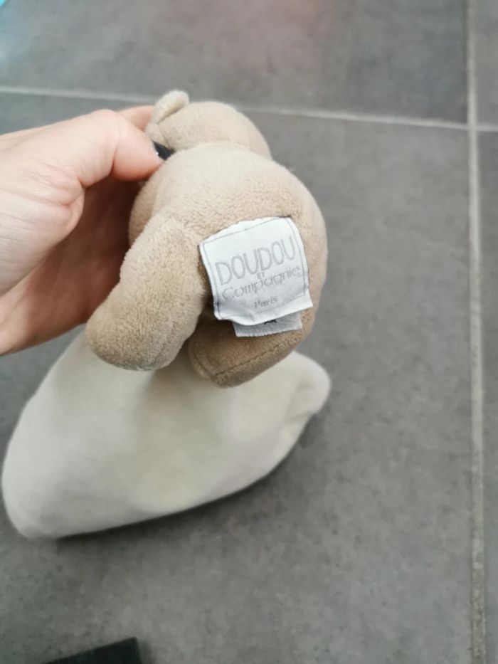 Doudou mouchoir ourson - photo numéro 2