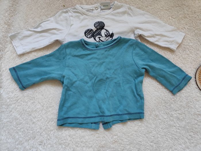 Lot de 8 t-shirts à manches longues, 3 mois, garçon - photo numéro 8