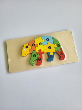 Puzzle ours 1 à 10