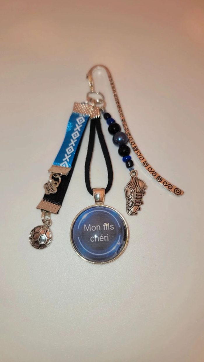 Cadeau mon fils, marque page " mon fils cheri"