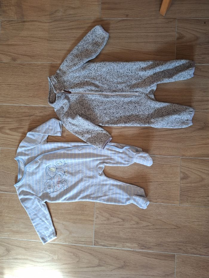 Lot 4 pyjamas Hiver 9 mois