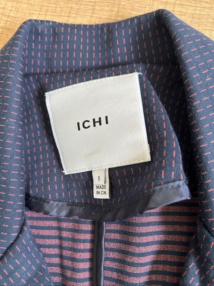 Blazer bleu marine ICHI taille S jamais porté - photo numéro 10