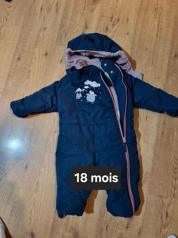 Combinaison hiver bebe fille