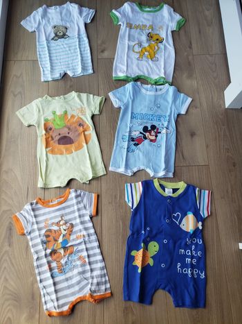 Lot barboteuses 03 mois