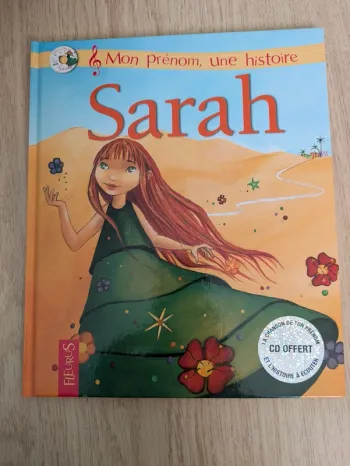 Livre mon prénom une histoire Sarah