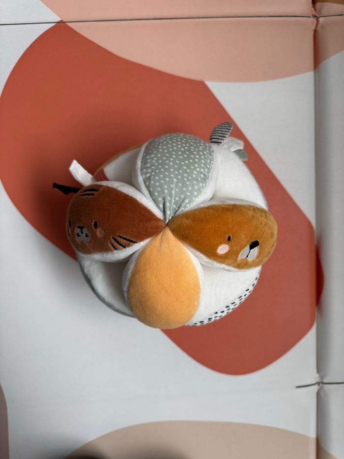 Balle d’éveil avec hochet Tanzanie - vertbaudet - photo numéro 4