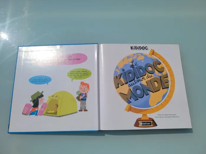 Livre animé de flaps, tirettes.. Kididoc grand format 🌎 Le Kididoc autour du monde 🌎 (94) - photo numéro 3