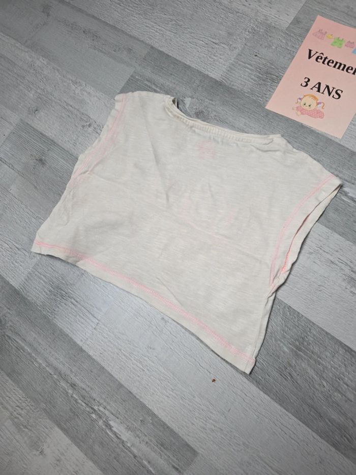 Tee shirt court fille 3 ans - photo numéro 8
