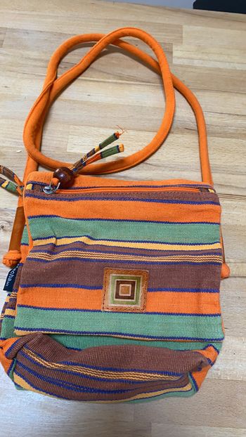 Sac bandoulière ethnique 21x19