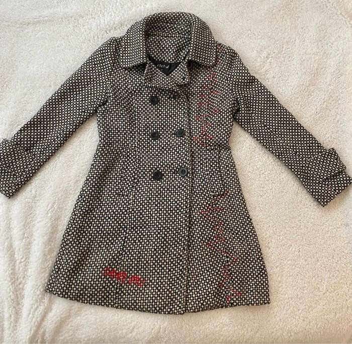 Veste esprit Desigual - chiné noir et blanc - photo numéro 6