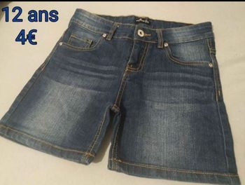 Short fille 12 ans