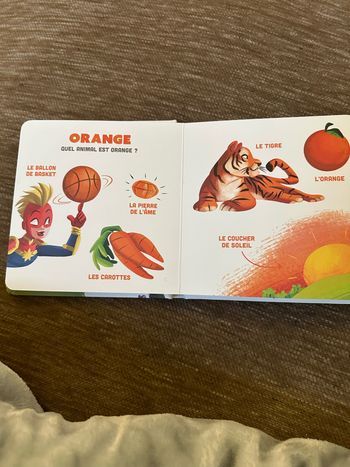 Imagier Marvel couleurs