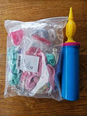 Pompe pour ballons latex